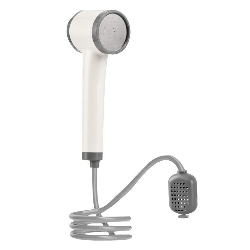 Outdoor bathing wonder, portable self-priming mobile shower head for rural dormitory rental houses, electric charging showerhead Item Picture