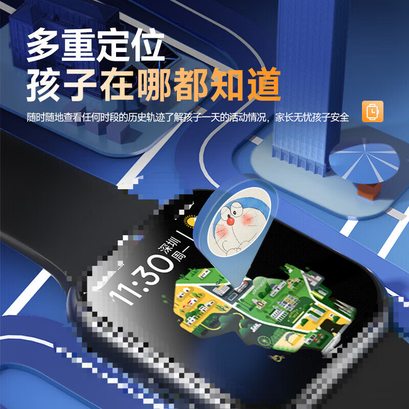 The new smart children's smartwatch can be inserted with a SIM card, supports 4G/5G full-network multi-functional video positioning and nfc Application Scenario