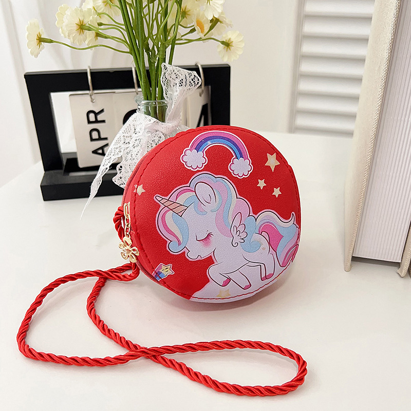New children's crossbody bag, cartoon and cute eggshell bag, kindergarten baby, student backpack, girls' small schoolbag full figure
