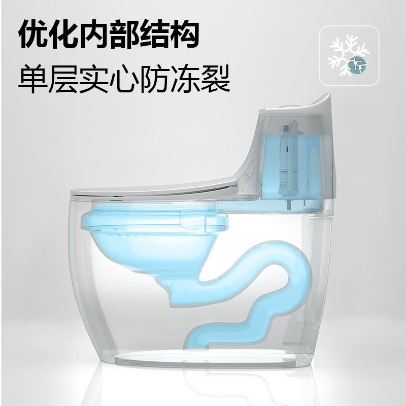 Chaozhou bathroom egg-shaped toilet household toilet anti-freezing super vortex siphon super strong flushing force household bathroom toilet Application Scenario