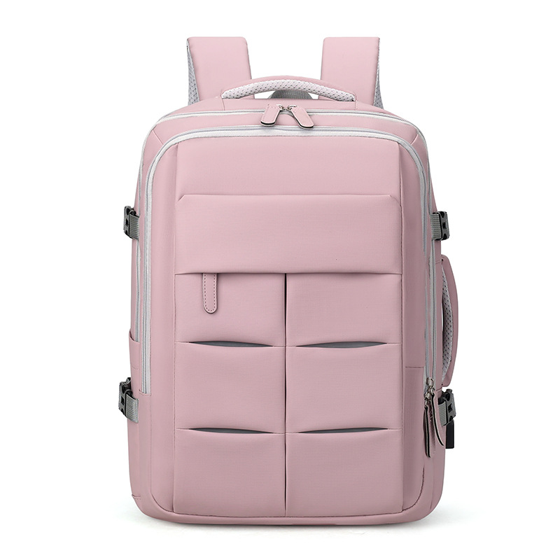 High-end business backpack, men's travel backpack, large capacity, multi-functional student computer bag, shoe compartment, multiple pockets Specification drawing