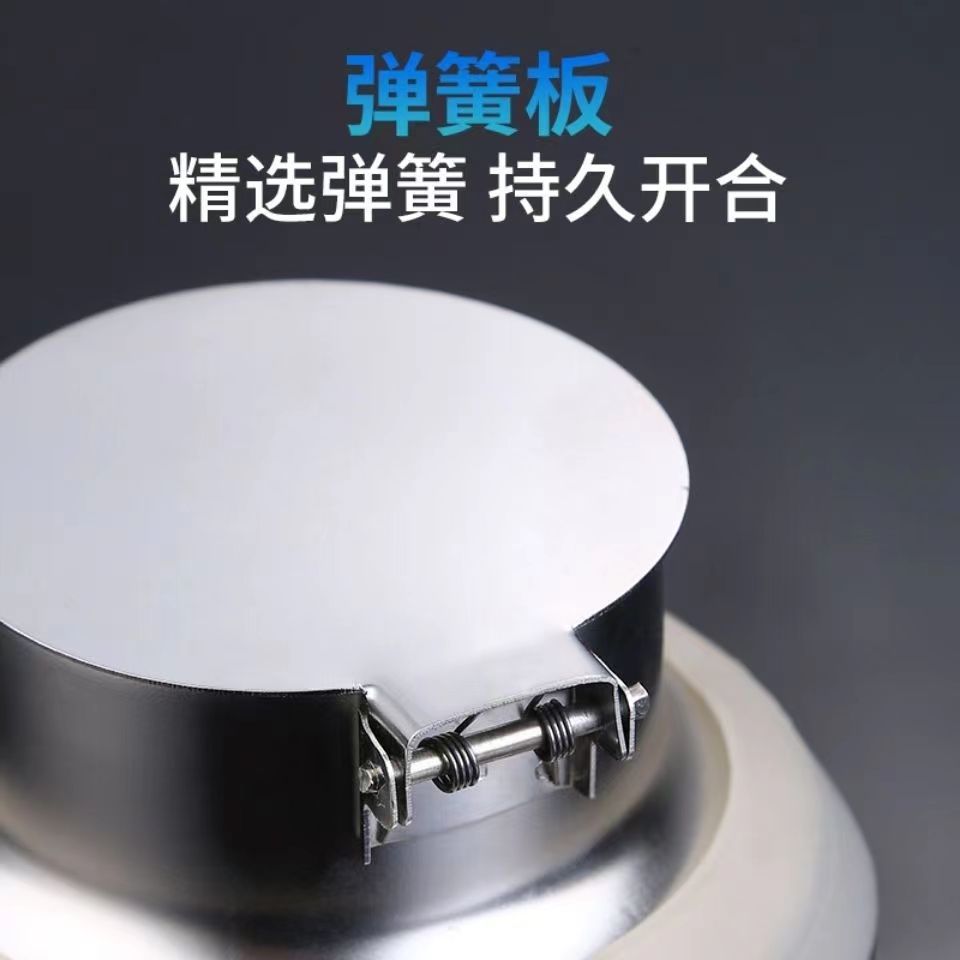 Caisheng Hardware toilet odor prevention and blocking device, squat toilet bowl, squat toilet, hole and opening blocking, odor prevention cover to prevent backflow of odor Specification drawing