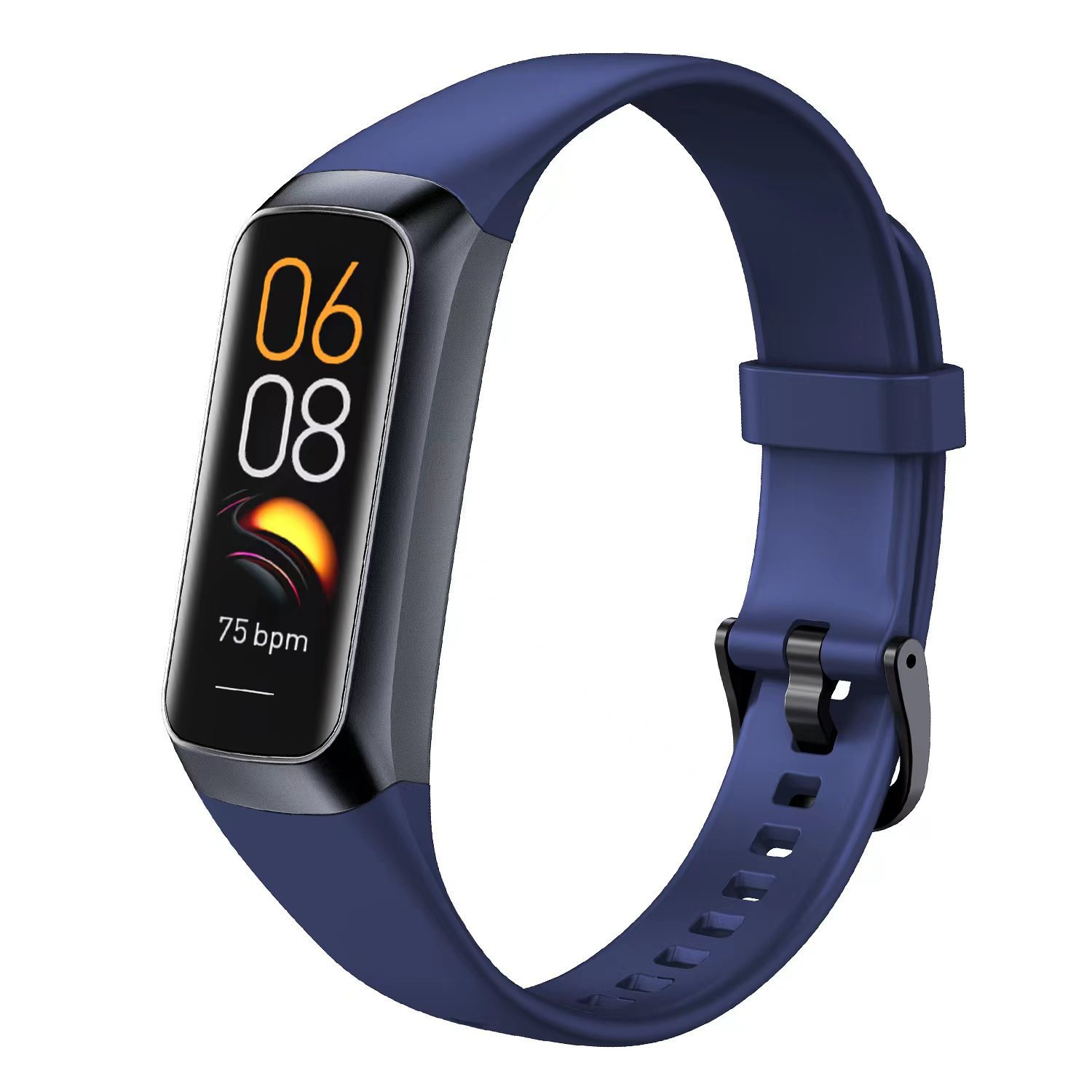 The C60 smart fitness band is suitable for blood pressure and heart rate monitoring, three-proof water resistance, step counting, sleep reminders, and Bluetooth calls Item Picture