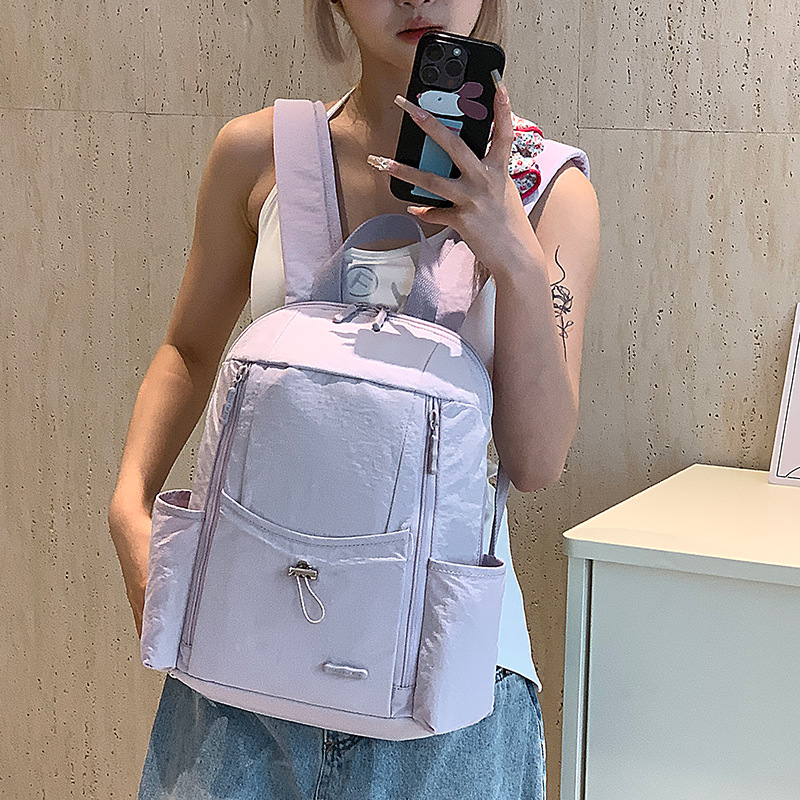 Colorful Fox's new Ins-style Korean female student backpack is lightweight, versatile, artistic and casual Specification drawing