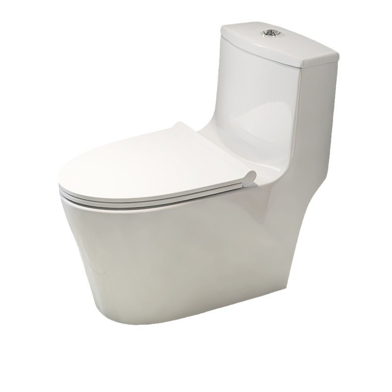 Cross-border wholesale of integrated toilet bowls, household bathroom siphonic toilet bowls, silent water-saving toilet bowls Item Picture