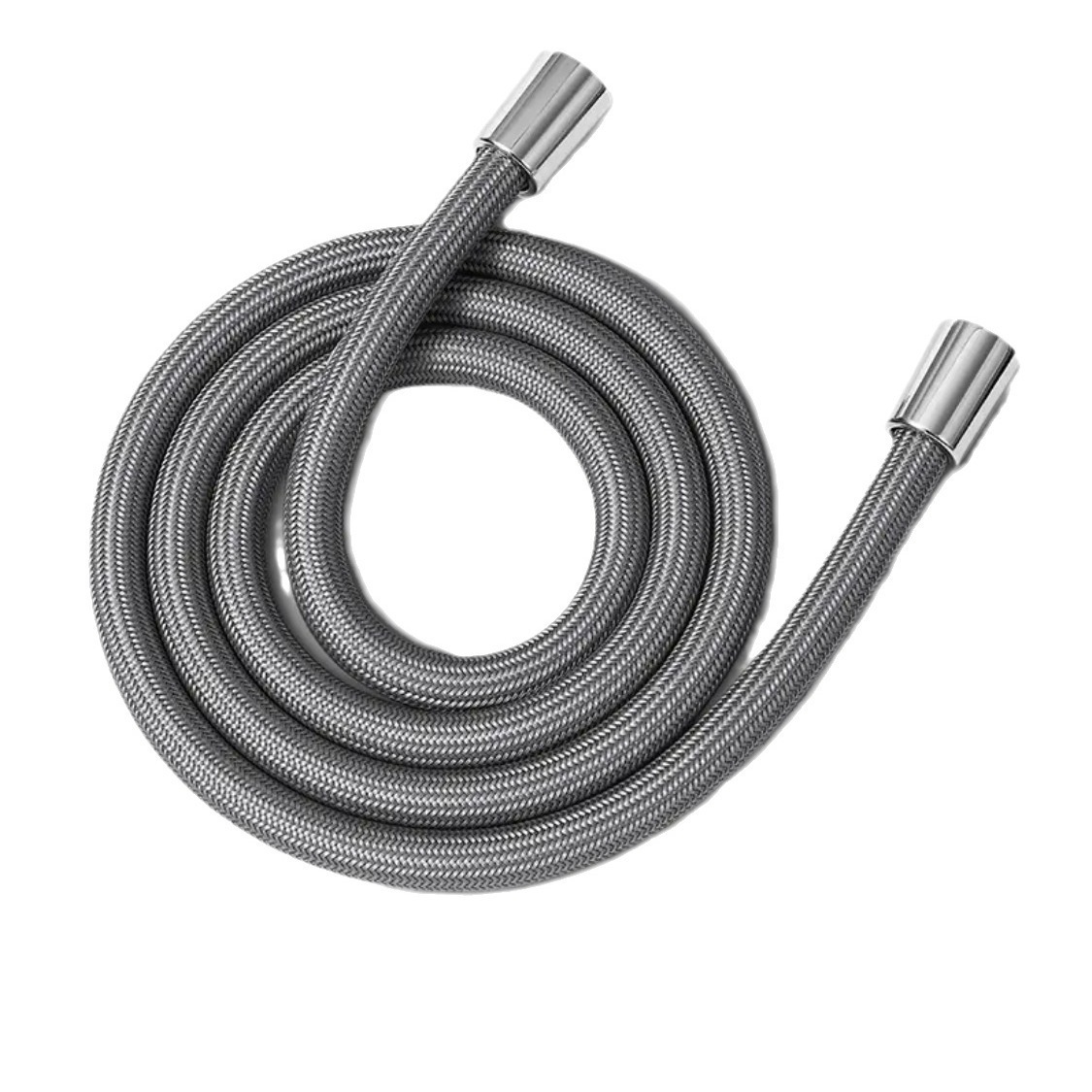 1.5-meter and 2-meter shower hose, showerhead hose, explosion-proof nozzle, water pipe, electroplated anti-entanglement showerhead hose Item Picture