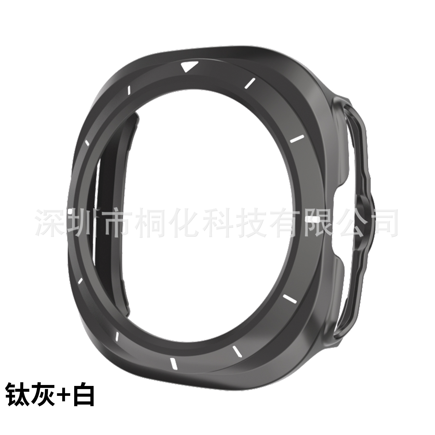 The new cross-border Samsung watch7 watch case features a 47ultrapc scale frame with a fully enclosed hollowed-out protective case Specification drawing