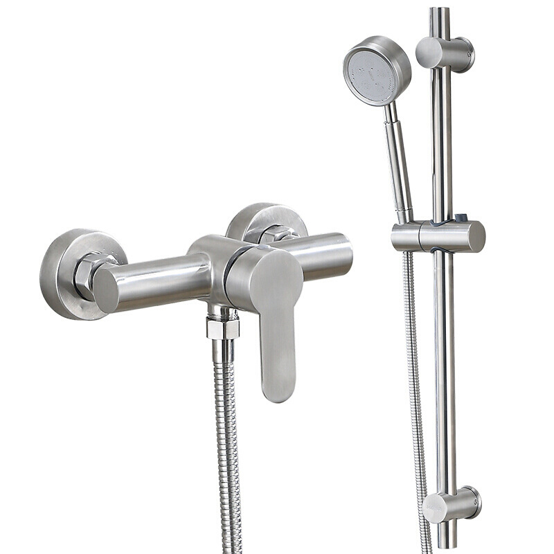 Modern shower head sets, household stainless steel shower heads, simple shower faucets for bathrooms and showers Item Picture
