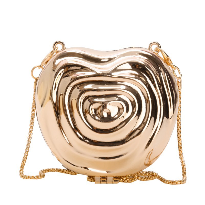 Metal small change bag 2025 new style, European and American cross-border mini acrylic small bag, hanging decoration, single-shoulder crossbody women's bag Item Picture