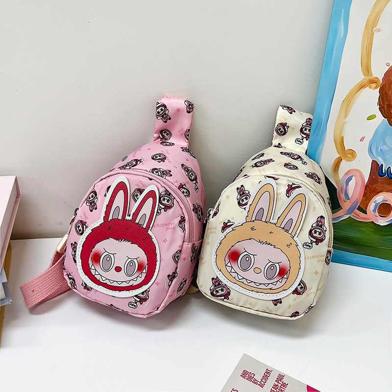 2024 Children's cute cartoon chest bag, Korean style fashionable crossbody bag, casual backpack, travel small chest bag factory wholesale Application Scenario