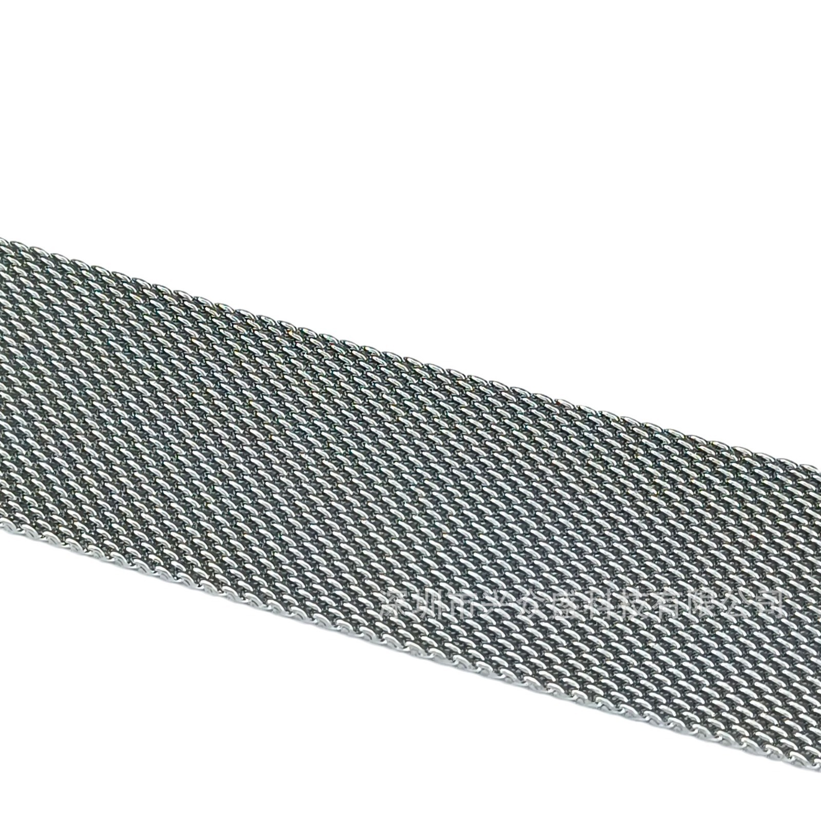 Suitable for Apple s1098765 Milanese watch strap, stainless steel magnetic Apple smartwatch strap, simple black Item Picture