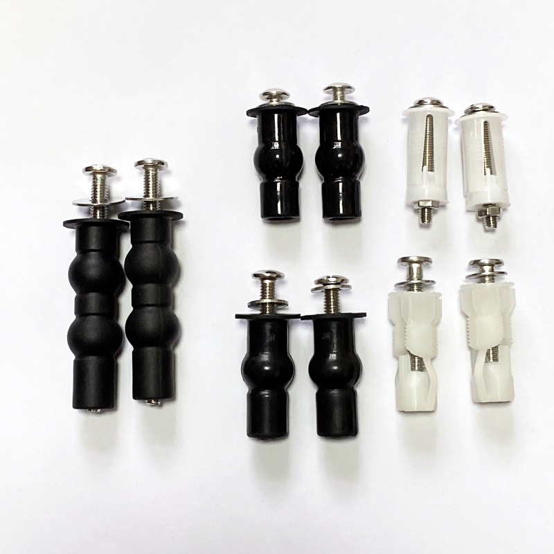 Factory direct sales of toilet seat fixing screws, rubber expansion screws and toilet seat fixing bolts full figure