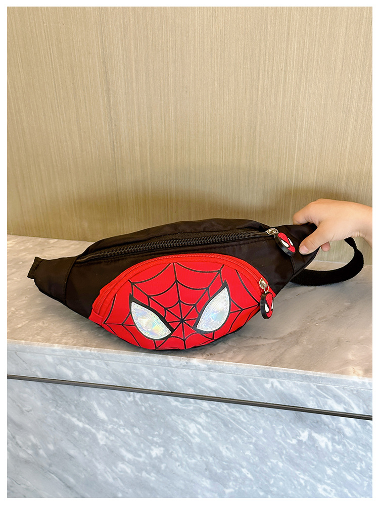 Children's Spider-Man canvas chest bag and waist bag 2023 New trendy boys' travel small backpack, personalized and fashionable children's bag Application Scenario