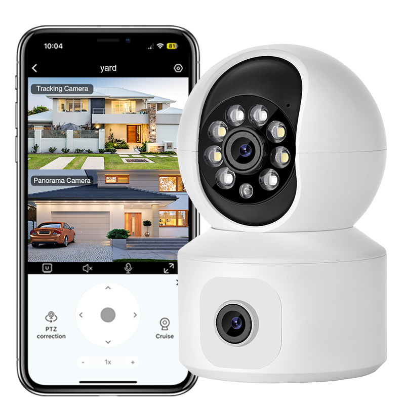 The new K22 smart camera is a 1080p ultra-clear wide-angle human-shaped tracking dual-band dual-camera WIFI security monitor details Picture
