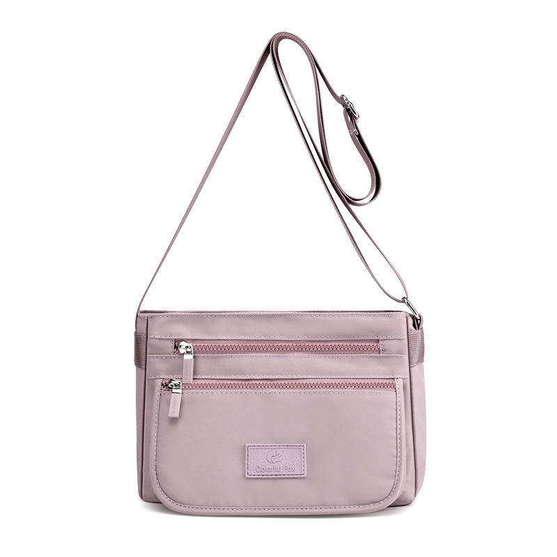 New trendy single-shoulder bag, waterproof nylon bag, multi-layer crossbody bag, Korean-style versatile backpack for foreign trade women in 2025 Item Picture