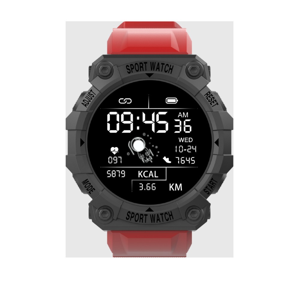 Cross-border Astronaut Circular FD68S Smart bracelet 1.44 Large color screen sports heart rate measurement bracelet factory direct sales details Picture