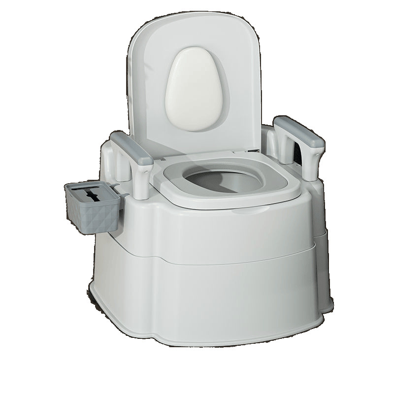 Portable elderly toilet, household anti-odor indoor toilet for the elderly, toilet chair for defecation, urine bucket for pregnant women and adults Item Picture