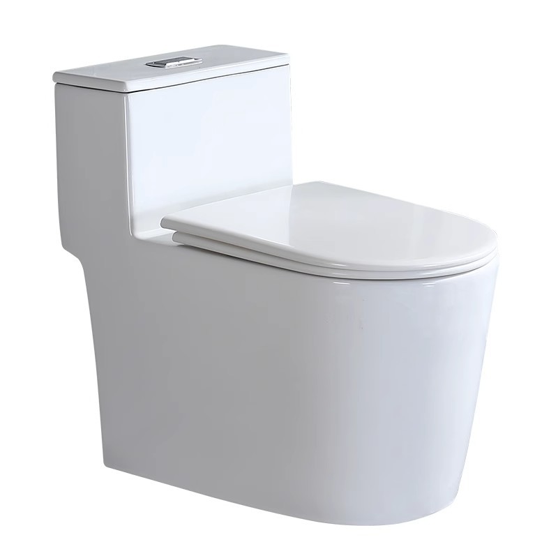 Super vortex siphon type large-diameter anti-odor and anti-splash silent hotel apartment project wholesale toilet Item Picture