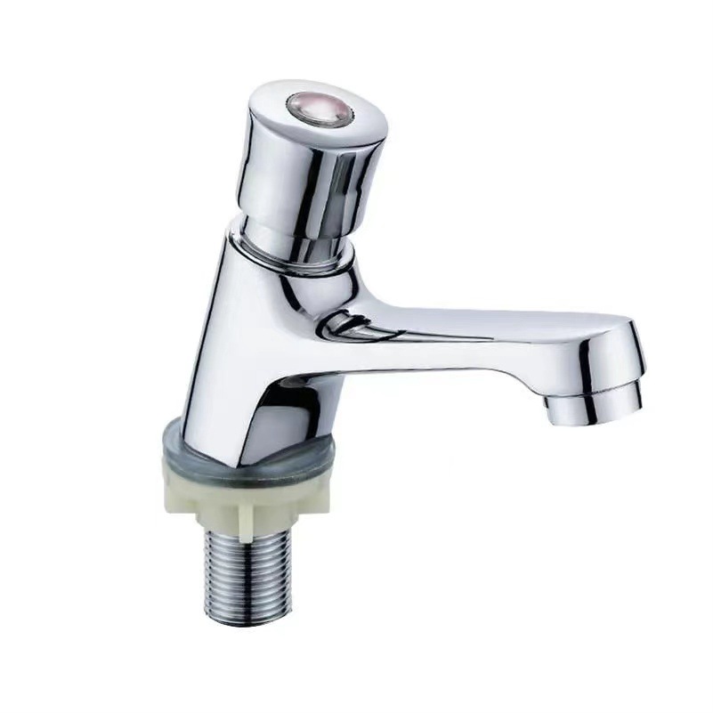 Copper washbasin press the delayed washbasin faucet, hand press the delayed faucet, public hygiene washbasin faucet Specification drawing