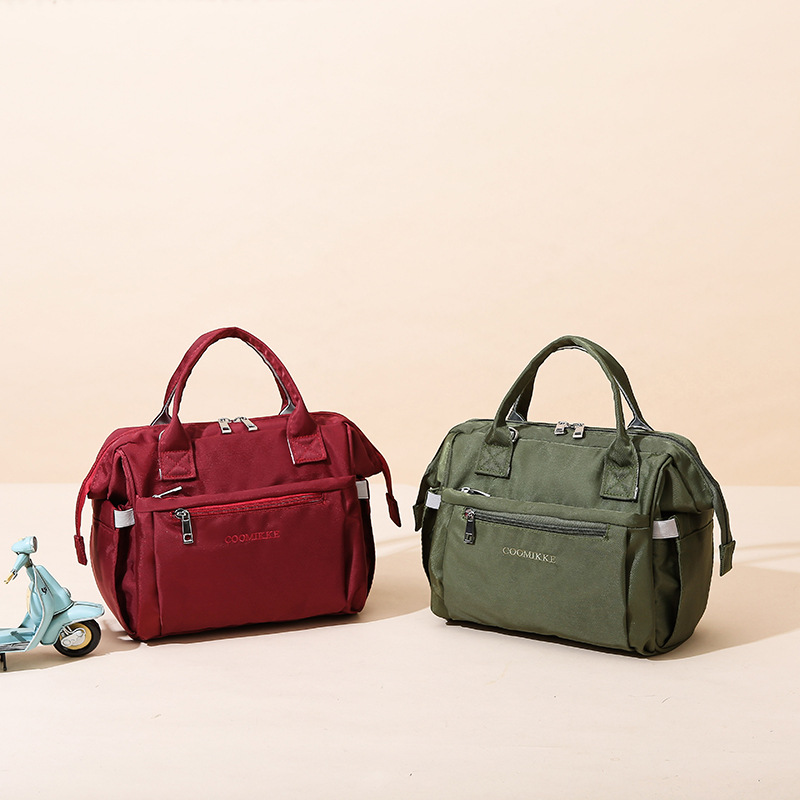 New single-shoulder hand-carry mother and baby bag, portable large-capacity postpartum care bag manufacturer wholesale Mother bag for women Specification drawing