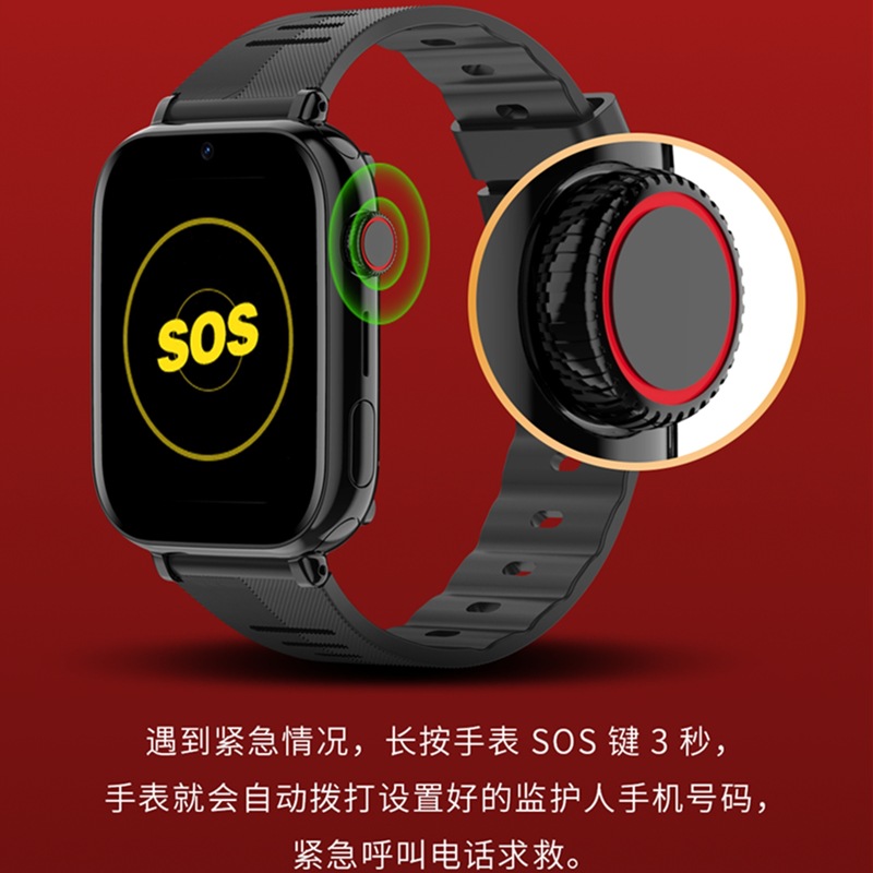 Factory direct sales of GPS positioning watches, elderly health monitoring, full-network anti-loss video K23L smartwatches Application Scenario