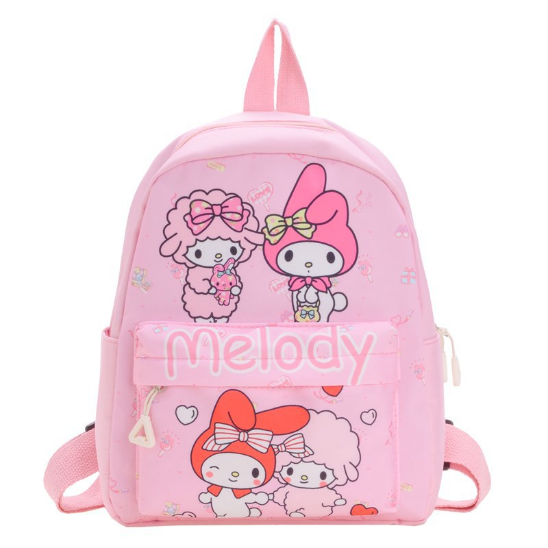 Wholesale of new cross-border kindergarten schoolbags for boys and girls, cartoon Kuromi casual backpacks for children aged 2 to 6 Item Picture