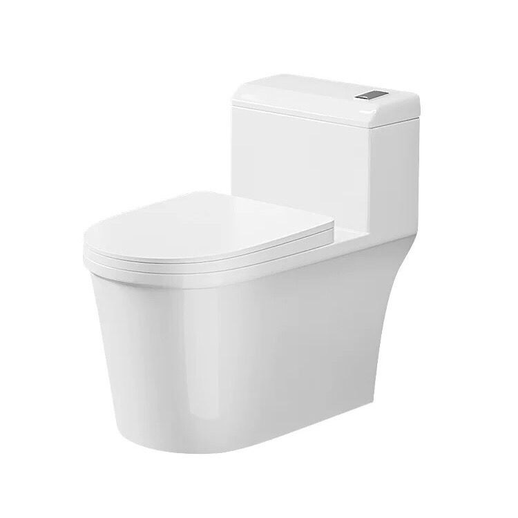 Bathroom household flush toilet, sitting toilet, silent anti-odor, super vortex large-diameter ceramic sitting toilet, large pipe for sitting toilet Item Picture