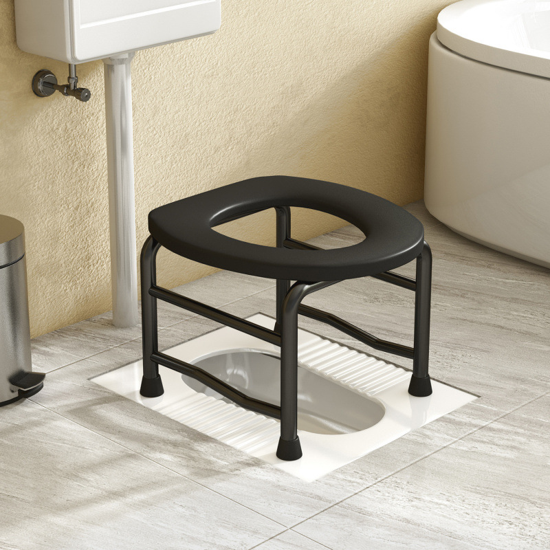 Elderly people's toilet chairs, mobile toilets, squat toilets converted to sitting toilets, pregnant women and the elderly squat toilets, squat pits, household toilet chairs full figure
