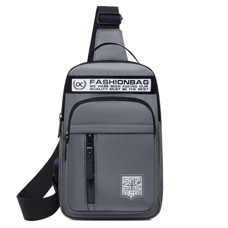 A new trend of men's Korean-style casual business single-shoulder crossbody bag and multi-functional outdoor sports backpack for cross-border foreign trade Item Picture