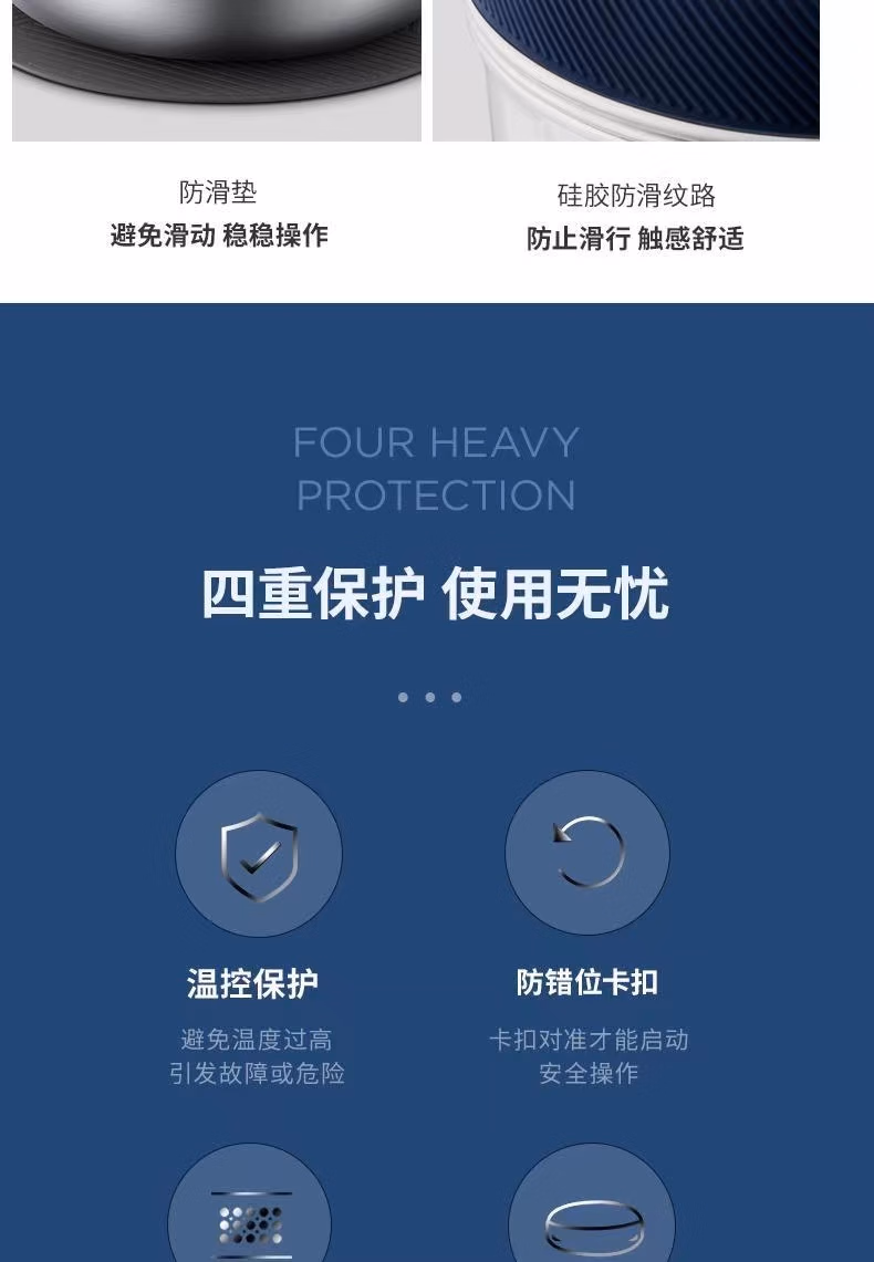 Wholesale free shipping YOUNGFOOD Smart small Appliances, Mofei Matryoshka Doll meat grinder, home Food Processor MR9401A pic 32