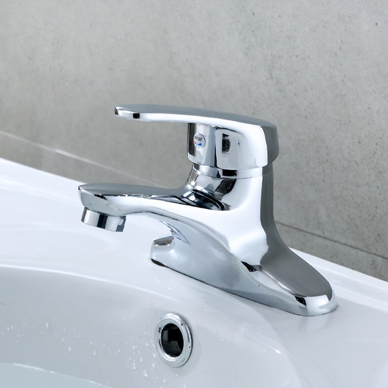 Shendas double-hole washbasin, hot and cold water faucet, old-fashioned three-hole bathroom sink, washbasin, countertop, mixing valve switch full figure