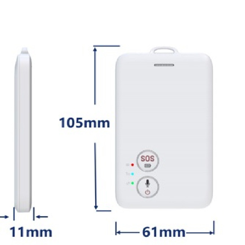 4G smart electronic ID card, student positioning, attendance at work, personnel management, positioning, alarm, SOS smart ID card Item Picture