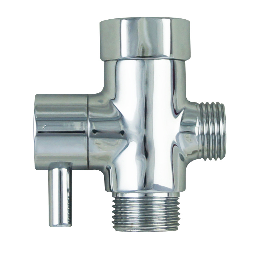 Amazon's best-selling toilet cold water distributor, toilet spray gun, three-way connector, US standard 7/8, US standard teeth 15/16 Item Picture