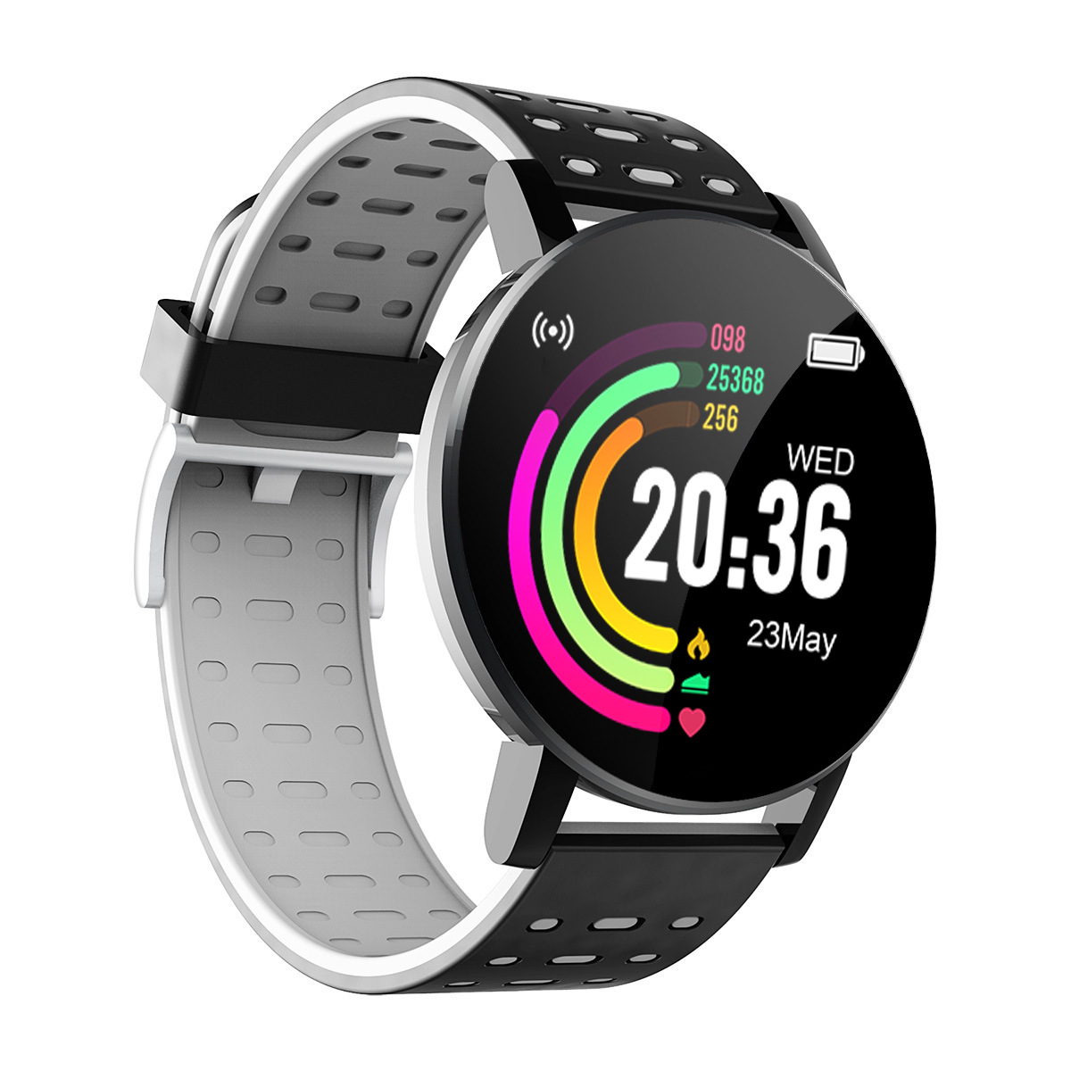 119plus Smart bracelet, 119 smart watch, step count, heart rate, blood pressure, incoming call information reminder, sports bracelet details Picture