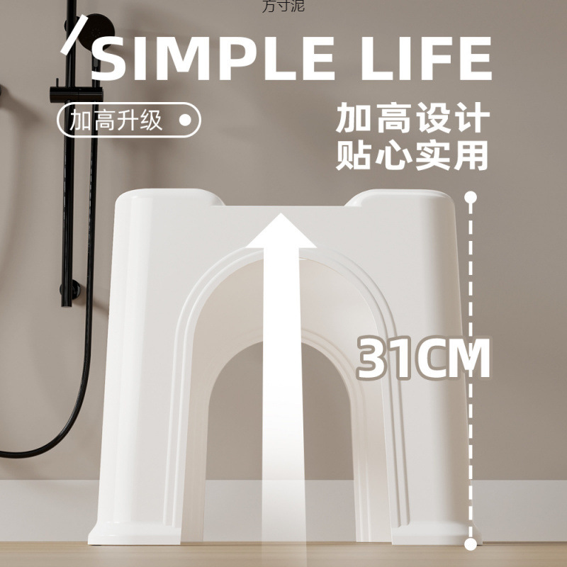 Toilet stool, thickened adult sitting chair, mobile and convenient, wholesale of children's, elderly and pregnant women's toilets Application Scenario