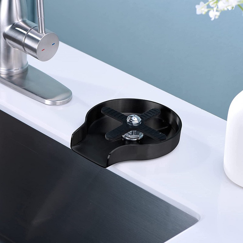 American-grade high-pressure cup washer, sink bar counter, no-cleaning automatic cup washer, built-in faucet flusher Application Scenario