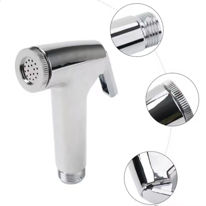 Toilet flushing nozzle, toilet companion, extended faucet, snap-on pipe connection, high-pressure toilet flushing gun full figure