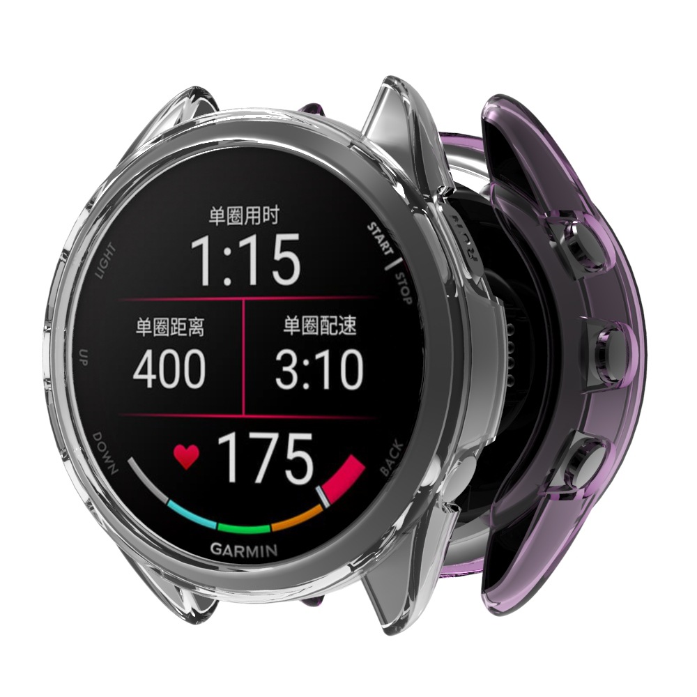 Garmin watch F158 protective case is suitable for Forerunner 158/55 TPU semi-enclosed protective case Specification drawing