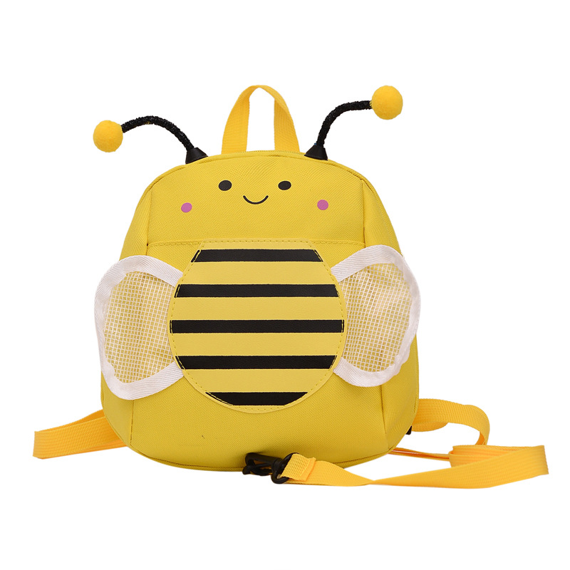 Korean children's bag 2020 New style backpack, cute bee anti-wandering backpack trend, kindergarten girls' schoolbag Item Picture