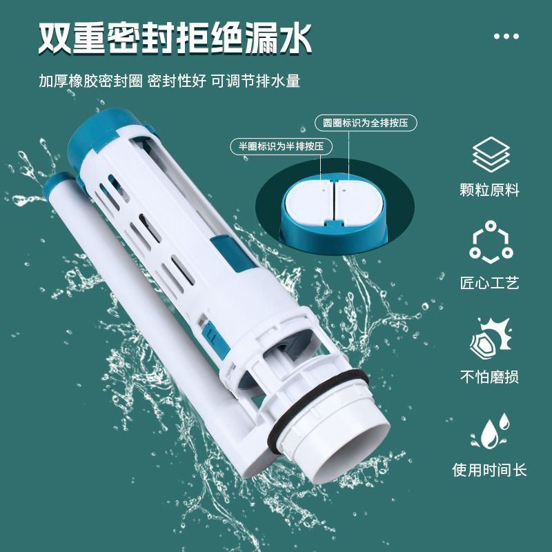 Bathroom household squat toilet, flush toilet, large flushing force, thickened squat pit, wall-mounted toilet flushing tank details Picture