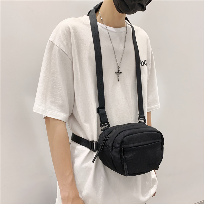 New sporty vest bag, casual, fashionable and simple waist bag, large-capacity trendy chest bag, fashionable and elegant men's bag details Picture