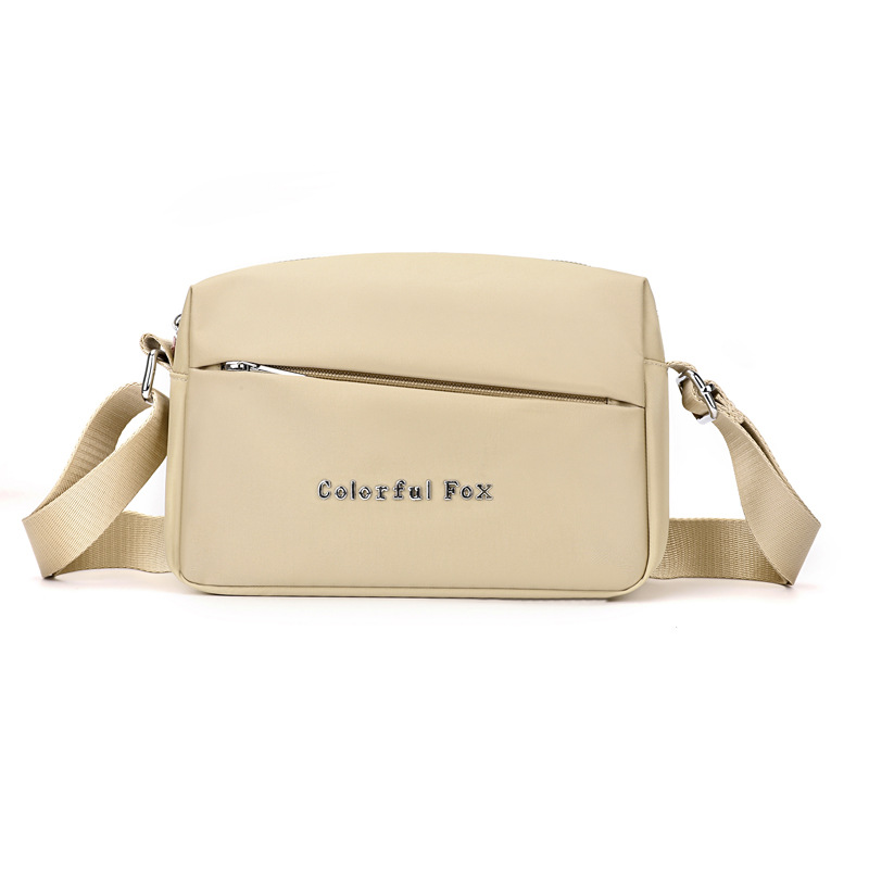 Colorful Fox's new crossbody bag for women, a simple and multi-layered Japanese style single-shoulder bag, a fashionable and casual horizontal mobile phone bag Item Picture