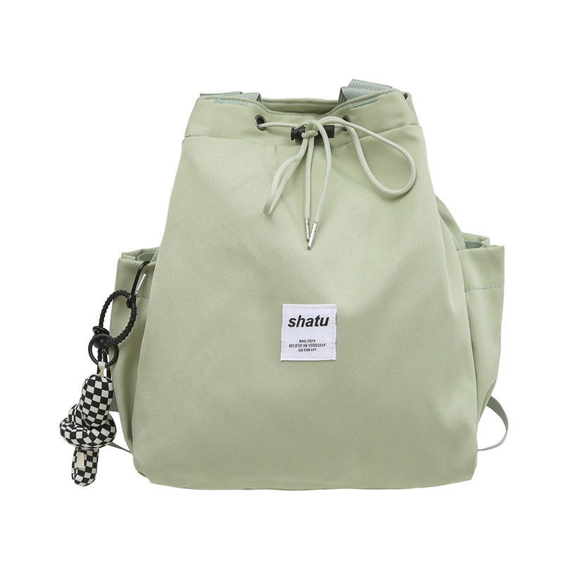 Cross-border high-end women's handbag, versatile bag, college student travel stylish men's backpack, nylon multi-purpose bag Item Picture