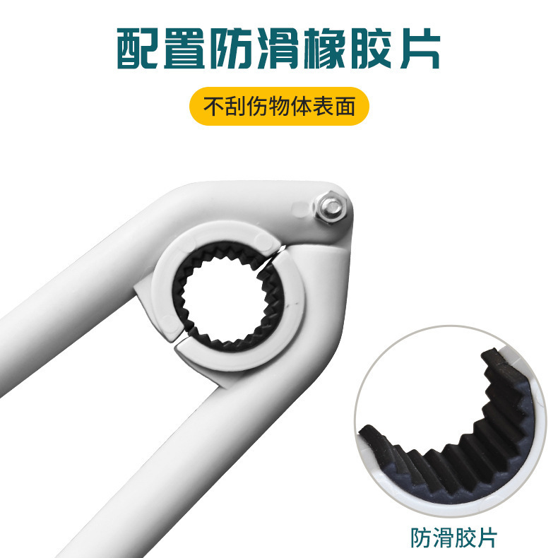 Faucet spout anti-slip foaming device, disassembly household tools, bathroom anti-slip loosening device, metal wrench for tightening full figure