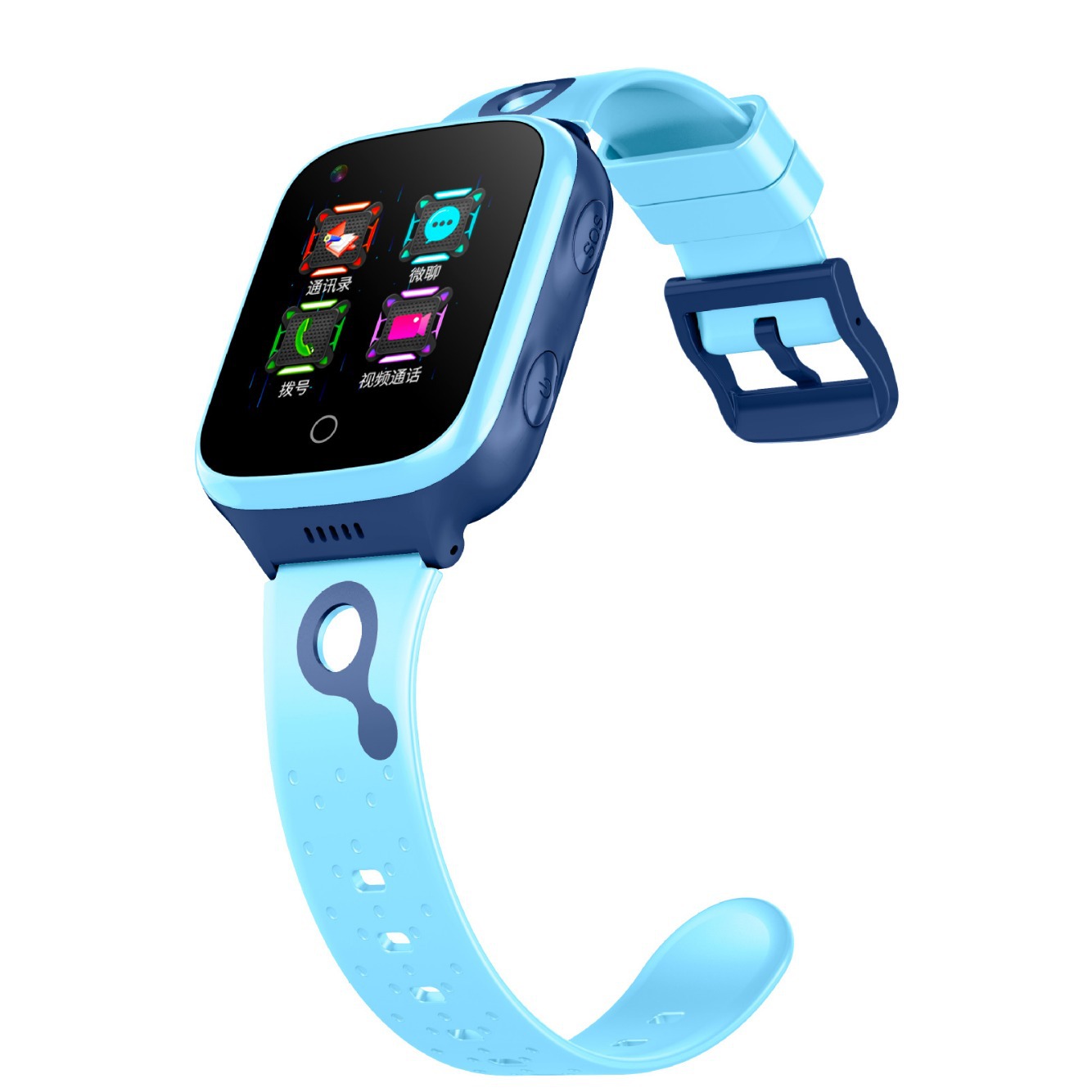 4G cross-border K9H children's smartwatch, phone bracelet, video call, children taking photos, student positioning bracelet Specification drawing