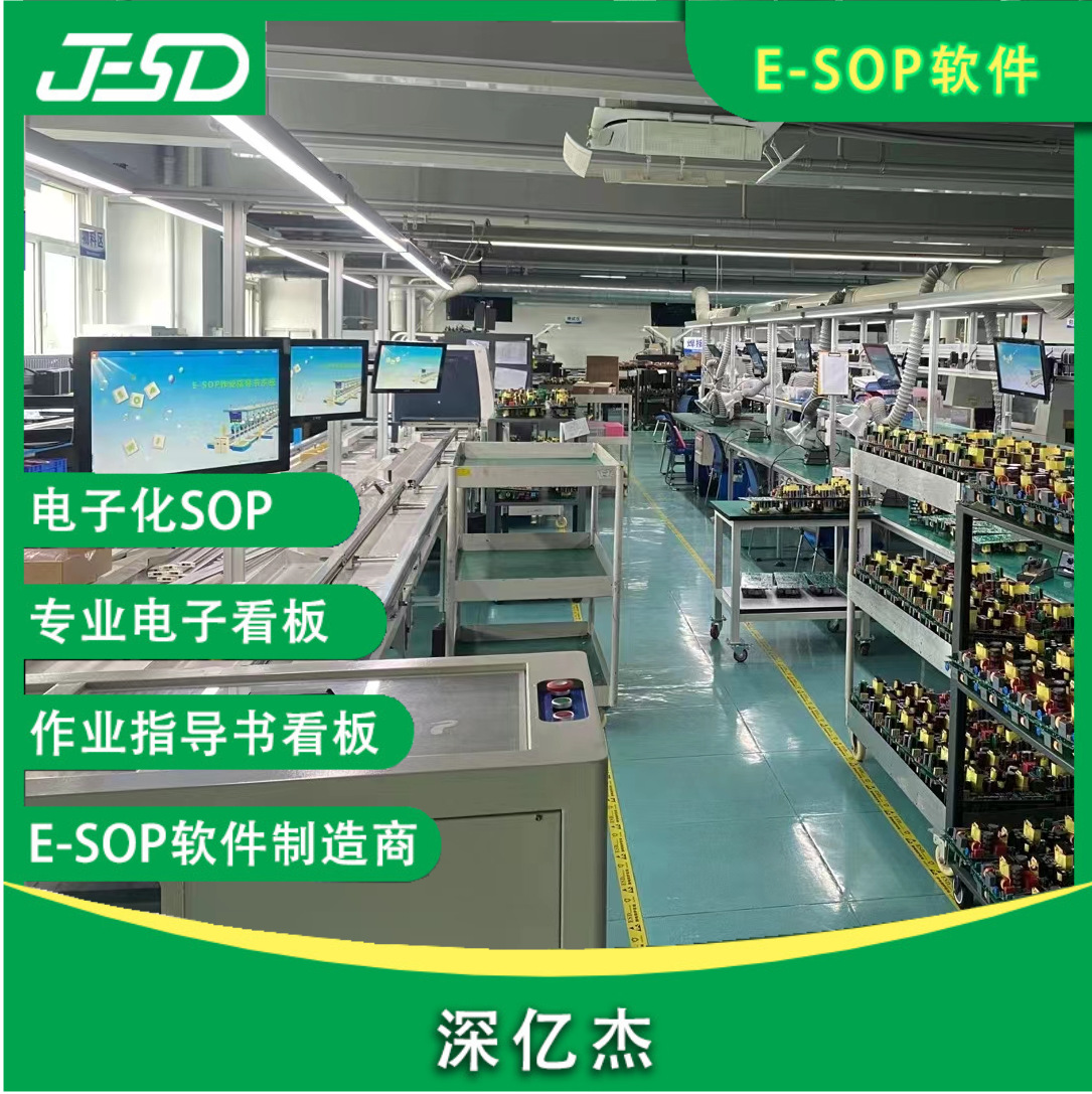Shenyijie ESOP digital operation Instruction Manual, assembly line work plan Kanban Visual management details Picture
