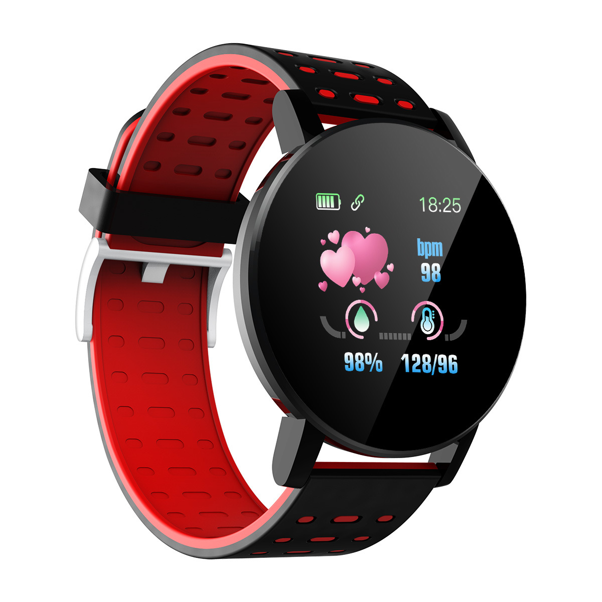 119plus Smart Bracelet, step count, heart rate and blood pressure health Smart bracelet, factory direct sales, cross-border gift details Picture