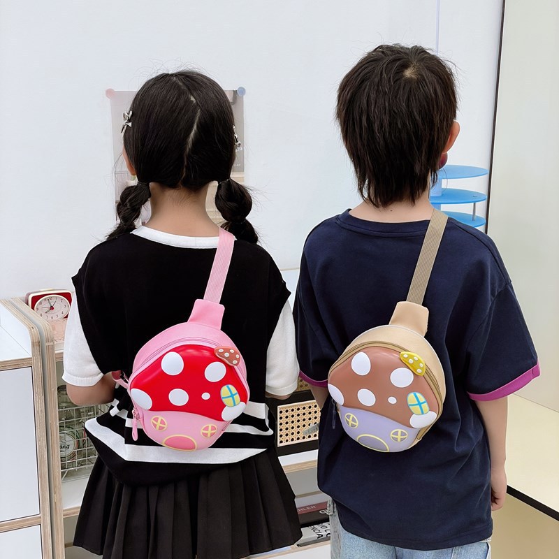 Children's chest bag, cartoon eggshell backpack, kindergarten baby's outing single-shoulder crossbody bag, hard shell coin purse for boys and girls Specification drawing