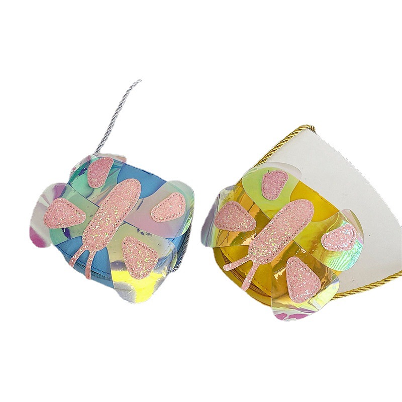 New cartoon and cute children's bag, PU single-shoulder bag, Korean-style casual crossbody bag for girls, small insect coin purse Item Picture