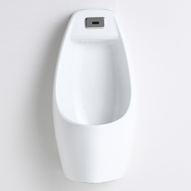 Ceramic urinal, sensor urinal, wall-mounted floor-standing, household bathroom, men's urinal Application Scenario